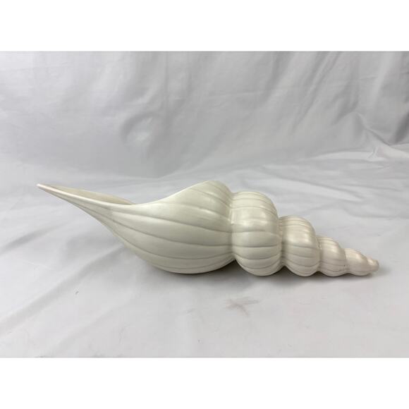 Vintage Fitz & Floyd Seashell Planter Vase MCM Cottagecore Ceramic Japan 17" - Picture 2 of 16